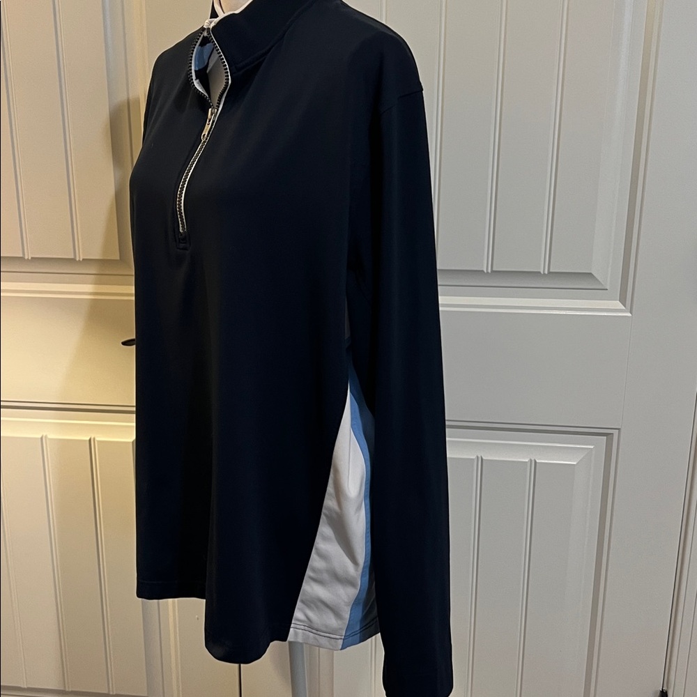 VUGA Men’s Navy Blue 1/4 Zip Pullover – Size XL Golf Quarter Zip jacket top - Picture 6 of 16